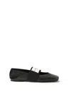 Givenchy Sliced Square Elastic-strap Ballet Flats In Black