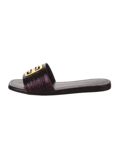 Pre-owned Givenchy Leather Slides In Multi