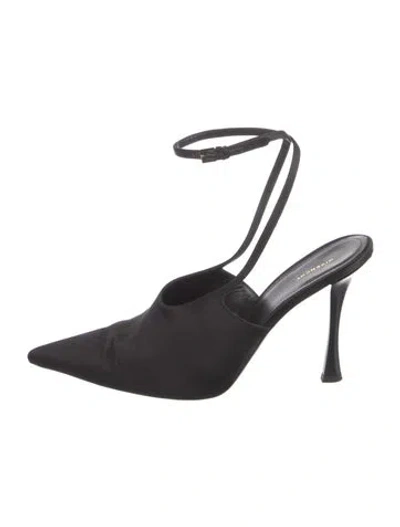 Pre-owned Givenchy Leather Slingback Pumps In Green