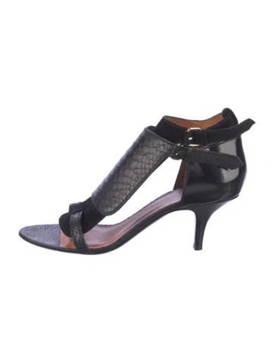 Pre-owned Givenchy Leather Slingback Sandals In Multi