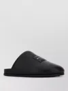 Givenchy Leather Slippers Featuring Flat Sole Design In Black