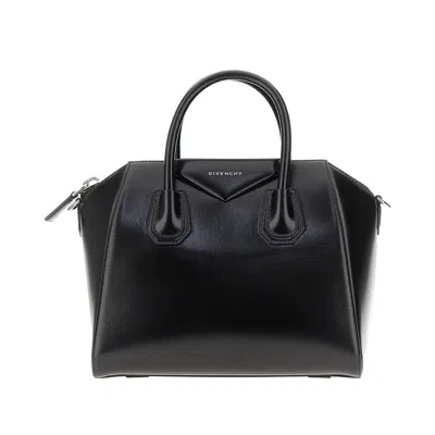 Givenchy Leather Small 'antigona' Bag In Black