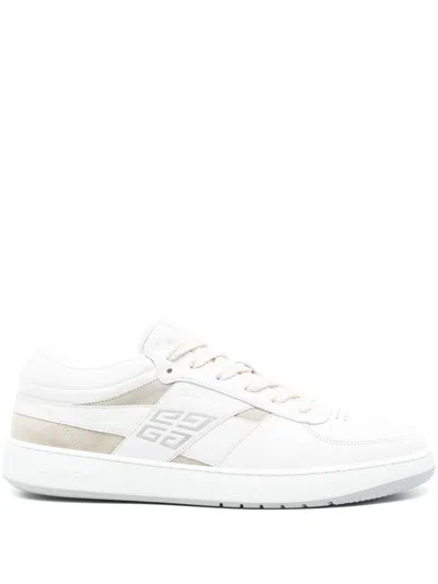 Givenchy Leather Sneakers In White