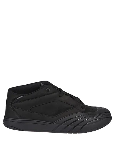 Givenchy Leather Sneakers In Black