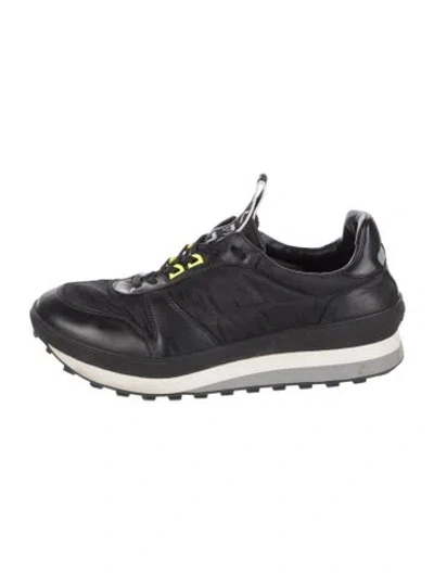 Pre-owned Givenchy Leather Sneakers In Black
