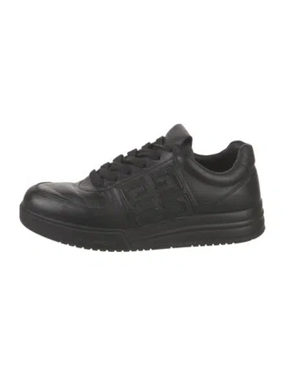 Pre-owned Givenchy Leather Sneakers In Black