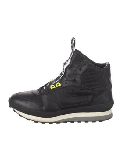 Pre-owned Givenchy Leather Sneakers In Black