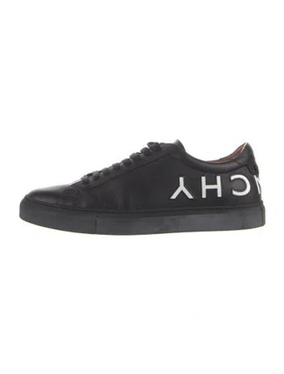 Pre-owned Givenchy Leather Sneakers In Black