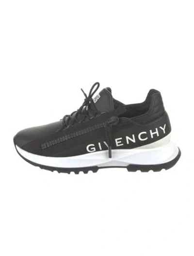Pre-owned Givenchy Leather Sneakers In Black
