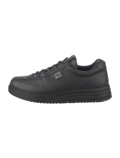 Pre-owned Givenchy Leather Sneakers In Black