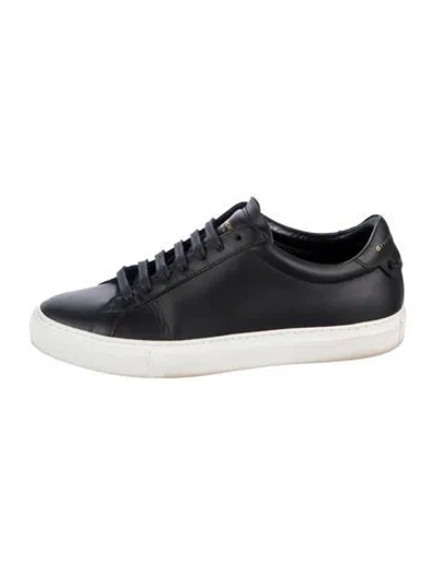 Pre-owned Givenchy Leather Sneakers In Black