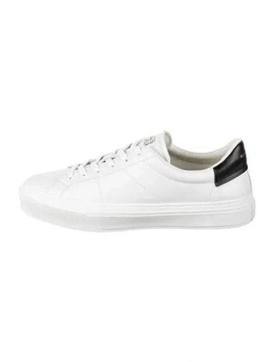 Pre-owned Givenchy Leather Sneakers In Black/white