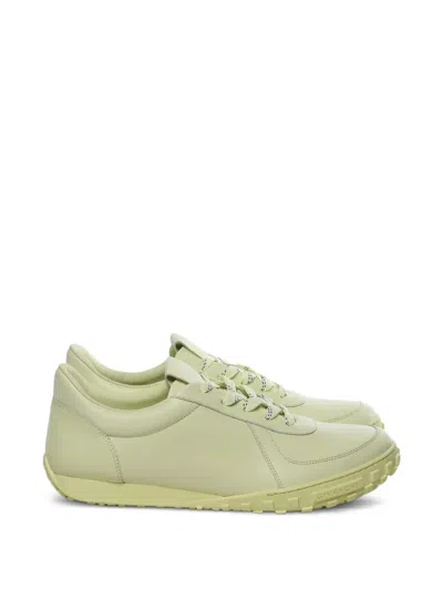 Givenchy Leather Sneakers In Green