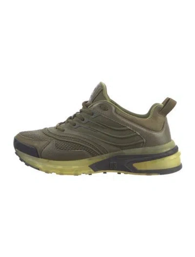 Pre-owned Givenchy Leather Sneakers In Green