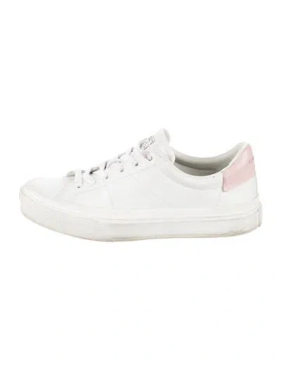 Pre-owned Givenchy Leather Sneakers In Green/white