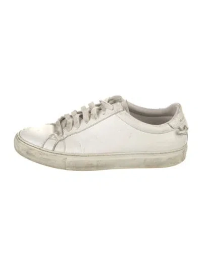 Pre-owned Givenchy Leather Sneakers In Neutral