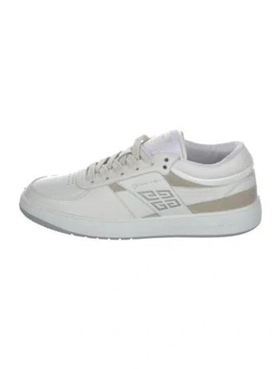 Pre-owned Givenchy Leather Sneakers In Neutral
