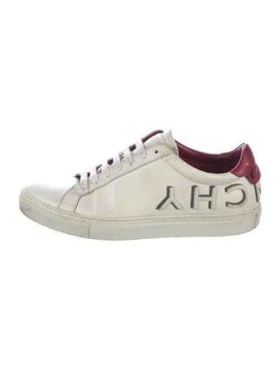 Pre-owned Givenchy Leather Sneakers In Neutral