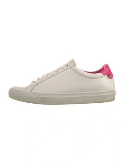 Pre-owned Givenchy Leather Sneakers In Neutral