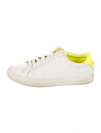 Pre-owned Givenchy Leather Sneakers In Neutrals