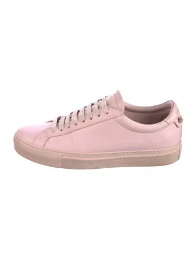 Pre-owned Givenchy Leather Sneakers In Pink