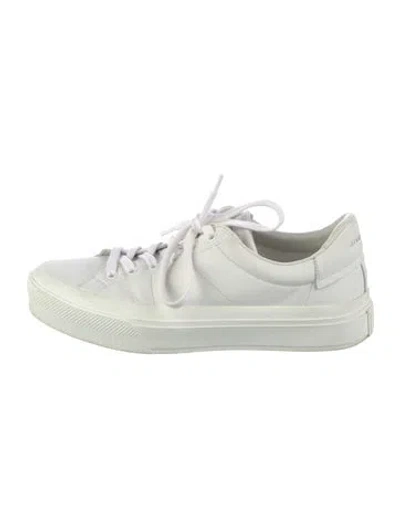 Pre-owned Givenchy Leather Sneakers In Pink/white