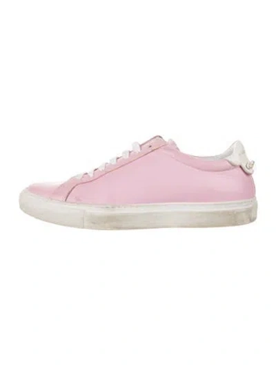 Pre-owned Givenchy Leather Sneakers In Purple