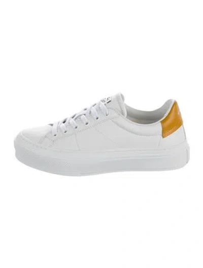 Pre-owned Givenchy Leather Sneakers W/ Tags In White