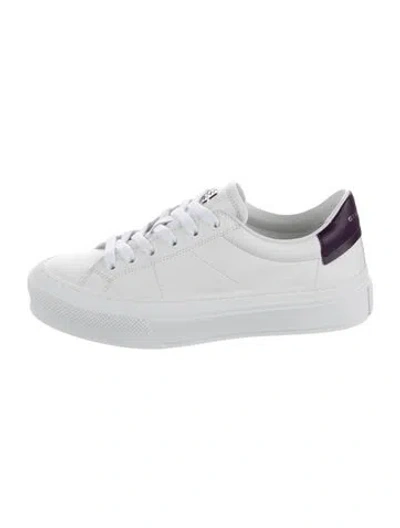 Pre-owned Givenchy Leather Sneakers W/ Tags In White