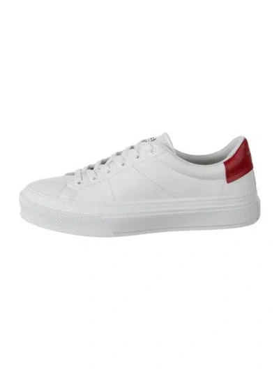 Pre-owned Givenchy Leather Sneakers W/ Tags In White