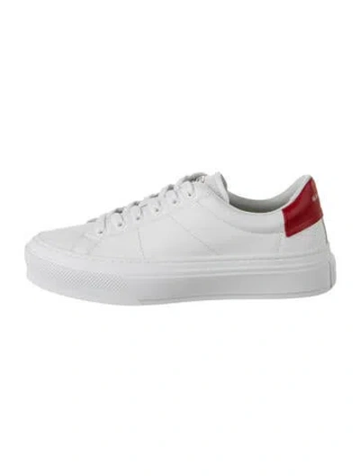 Pre-owned Givenchy Leather Sneakers W/ Tags In White