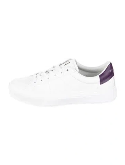 Pre-owned Givenchy Leather Sneakers W/ Tags In White