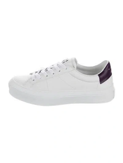 Pre-owned Givenchy Leather Sneakers W/ Tags In White