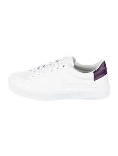 Pre-owned Givenchy Leather Sneakers W/ Tags In White