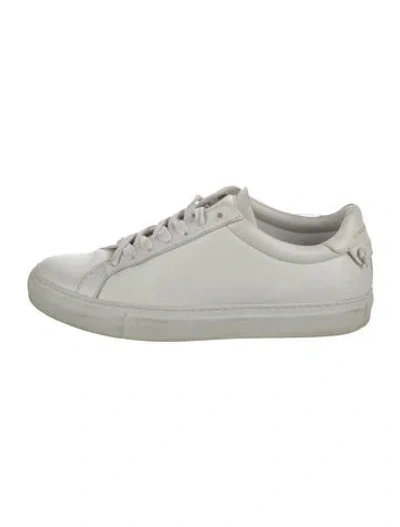 Pre-owned Givenchy Leather Sneakers In White