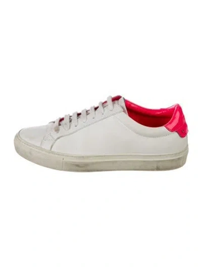 Pre-owned Givenchy Leather Sneakers In White