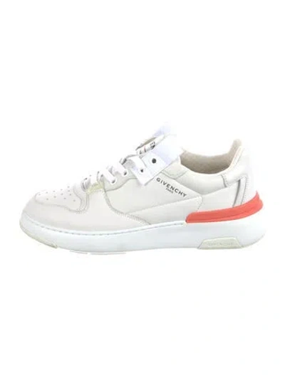 Pre-owned Givenchy Leather Sneakers In White