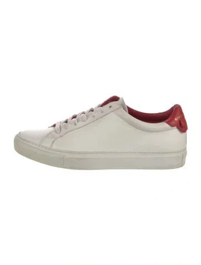 Pre-owned Givenchy Leather Sneakers In White