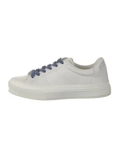 Pre-owned Givenchy Leather Sneakers In White