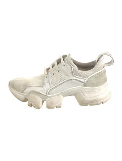 Pre-owned Givenchy Leather Sneakers In White