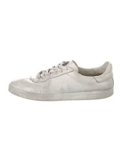 Pre-owned Givenchy Leather Sneakers In White
