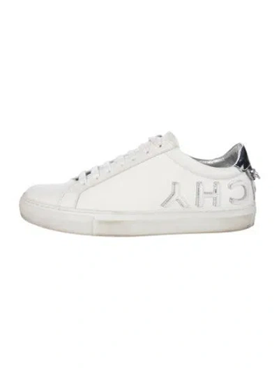 Pre-owned Givenchy Leather Sneakers In White