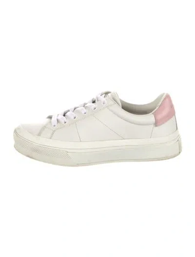 Pre-owned Givenchy Leather Sneakers In White