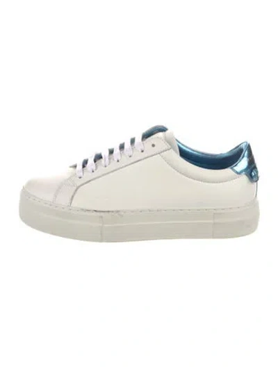 Pre-owned Givenchy Leather Sneakers In White