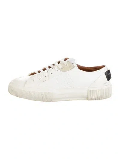 Pre-owned Givenchy Leather Sneakers In White