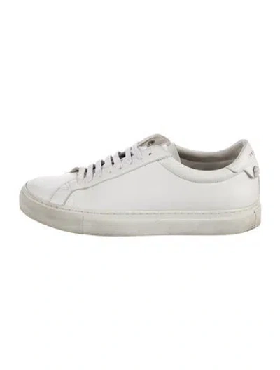 Pre-owned Givenchy Leather Sneakers In White