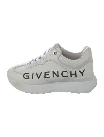 Pre-owned Givenchy Leather Sneakers In White