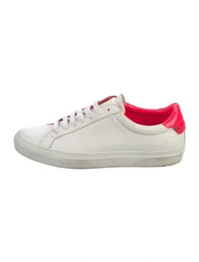 Pre-owned Givenchy Leather Sneakers In White