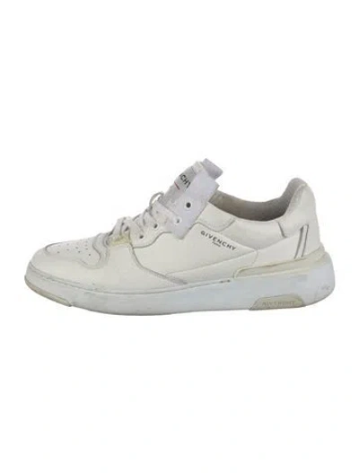 Pre-owned Givenchy Leather Sneakers In White