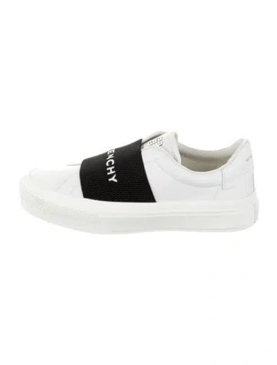 Pre-owned Givenchy Leather Sneakers In White
